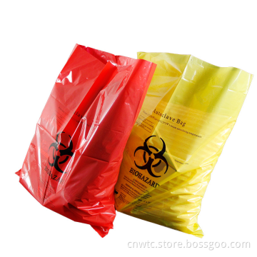 CE ISO Certified Medical Disposables: Biohazard Bag Made of PP and PE with Adhesive for Safe Medical Waste Management